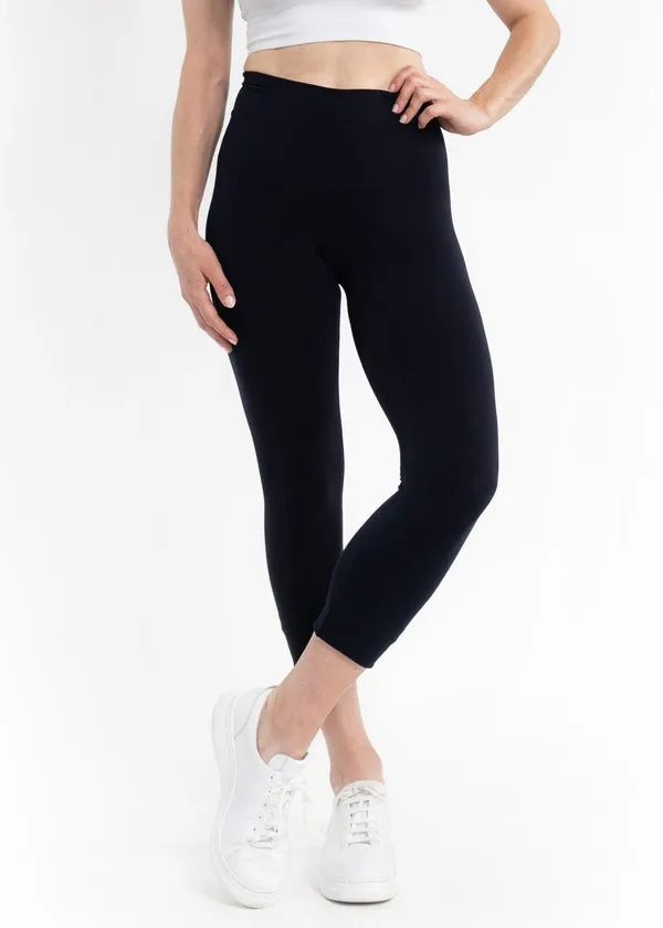 HIGH-WAIST CROPPED LEGGINGS