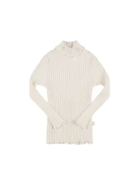 Il Gufo   Stretch cotton jersey turtleneck t-shirt 