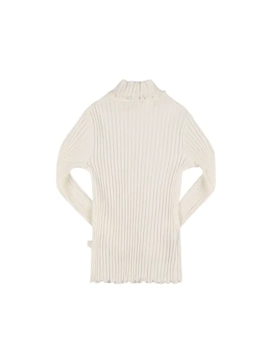 Il Gufo   Stretch cotton jersey turtleneck t-shirt 