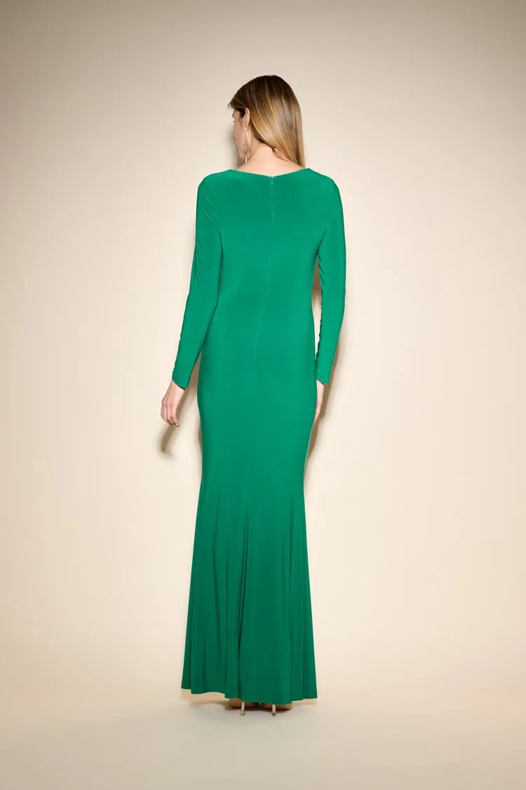 Joseph Ribkoff Cowl Neck Maxi Dress