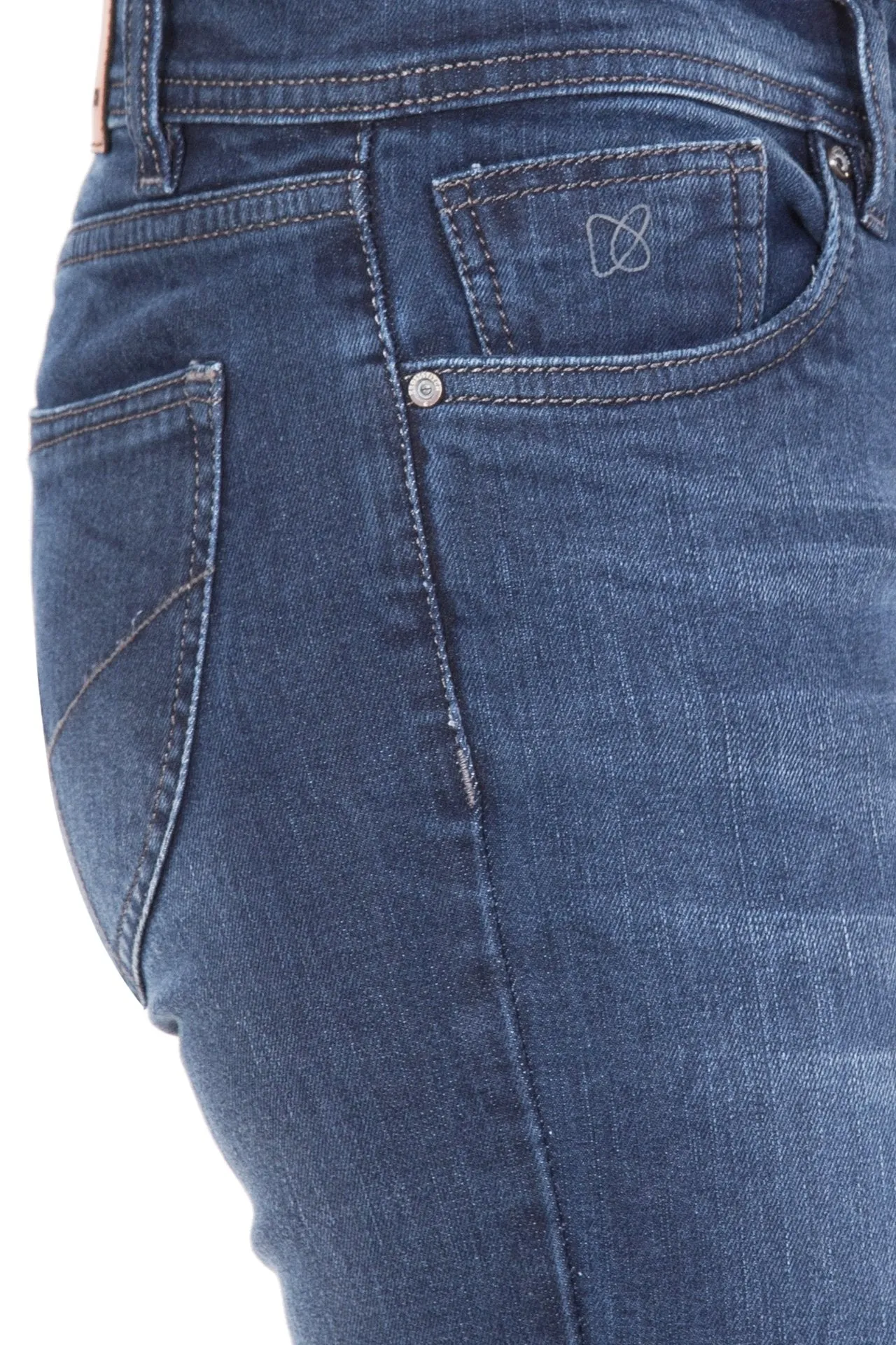 KROSSSTITCH Slim Fit Mid rise Casual Denim Blue Jeans For Women