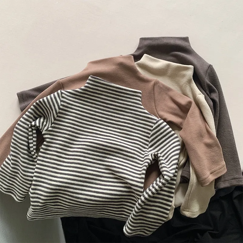 Long-Sleeved Turtleneck Top