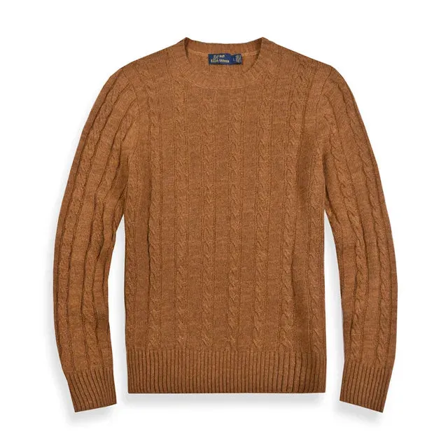 Mens Casual Turtleneck Pullover Sweater