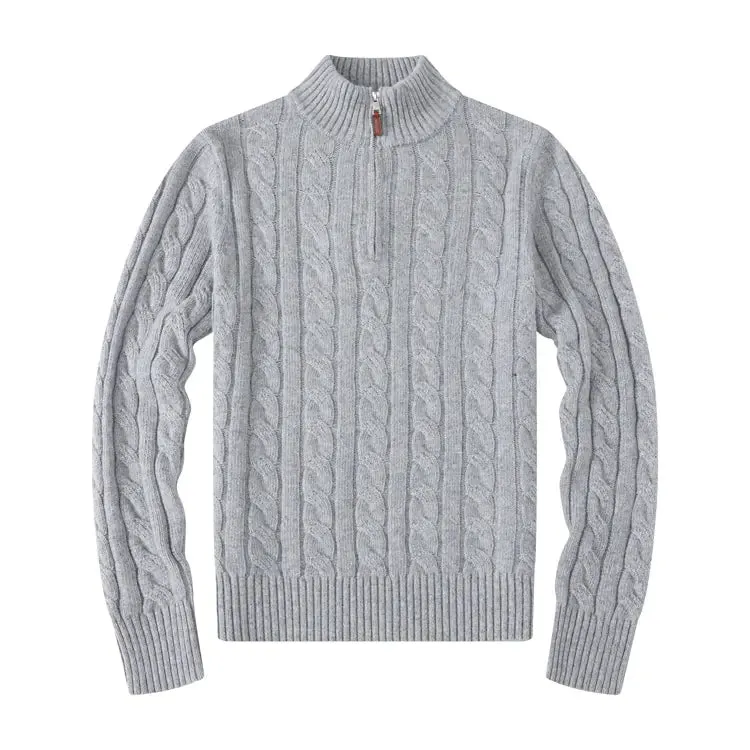 Mens Casual Turtleneck Pullover Sweater