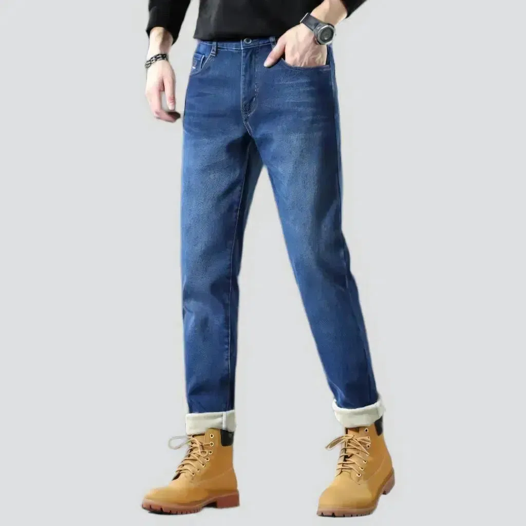 Men's fleece jeans