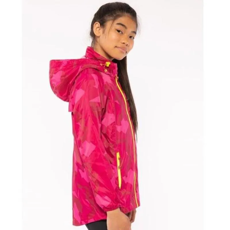 Mini Mac In A Sac Kids Packable Waterproof Jacket - Pink Camo