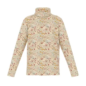 Multicolor Floral Turtleneck