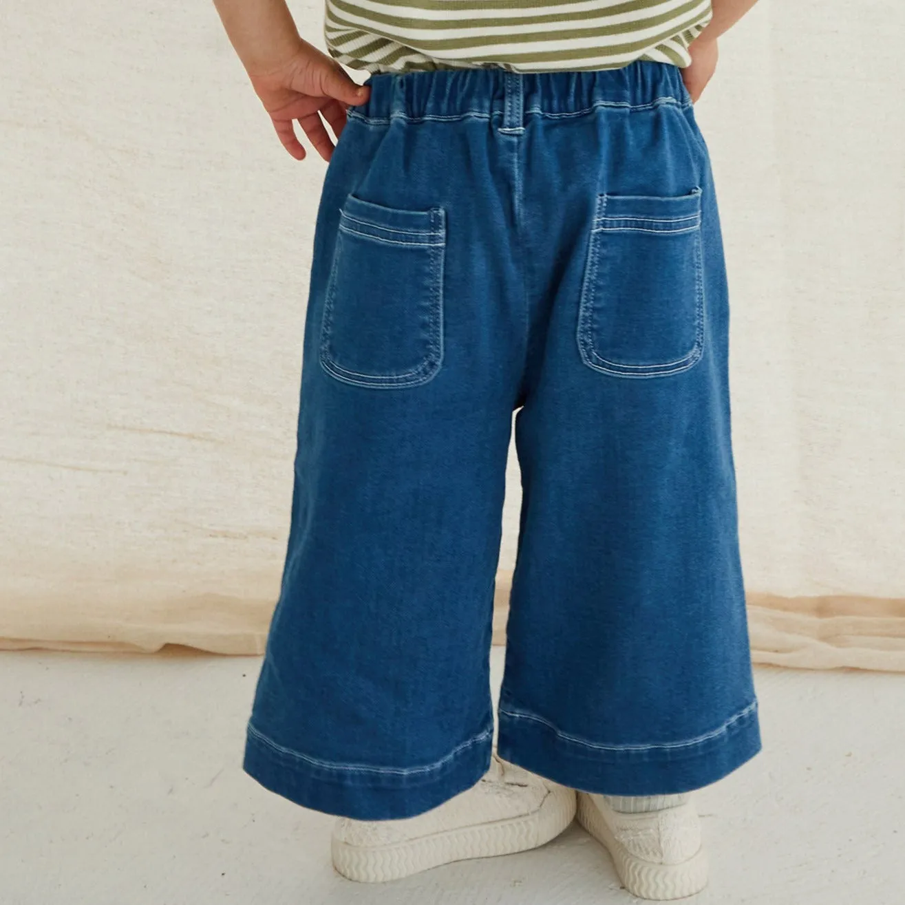 Organic Soft Denim Wide Jean