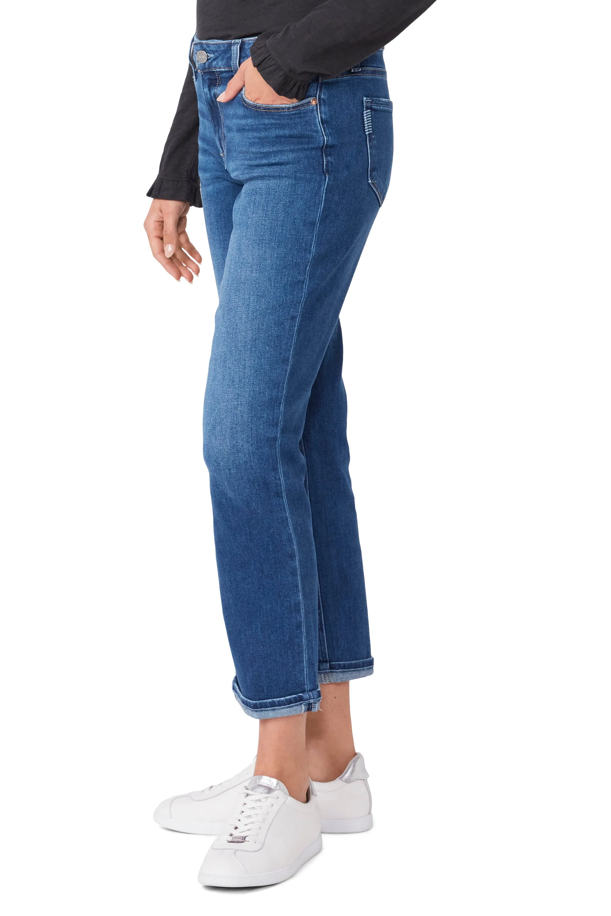 Paige Ladies Brigitte Jean in Roam Blue Denim