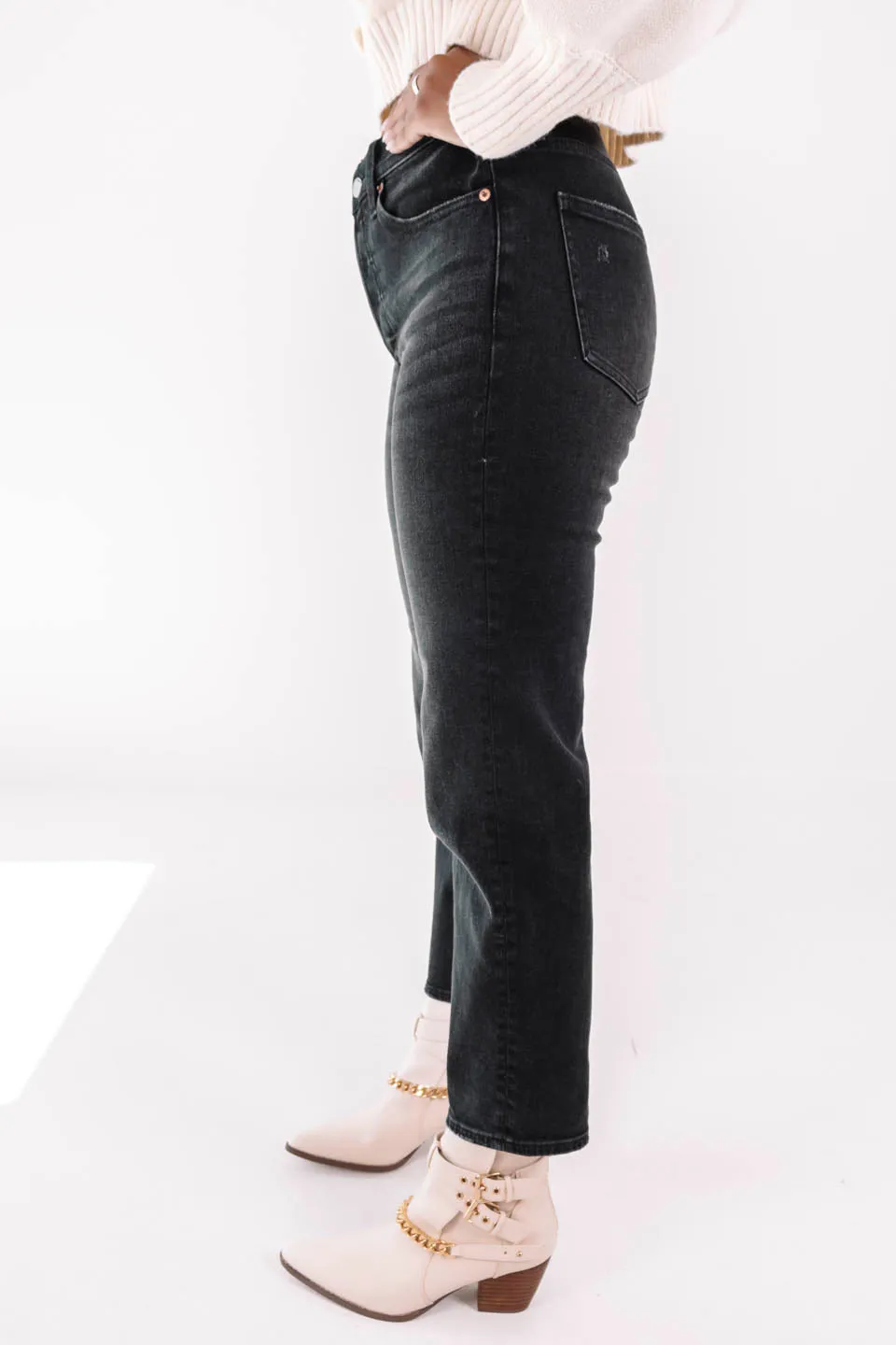 Pistola Charlie High Rise Straight Jeans - Jubilee