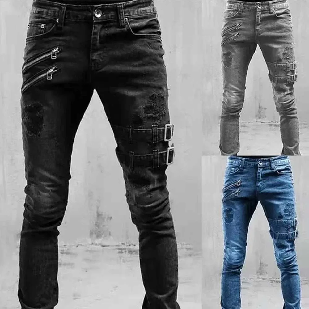 Plus Size Men's Straight Jeans