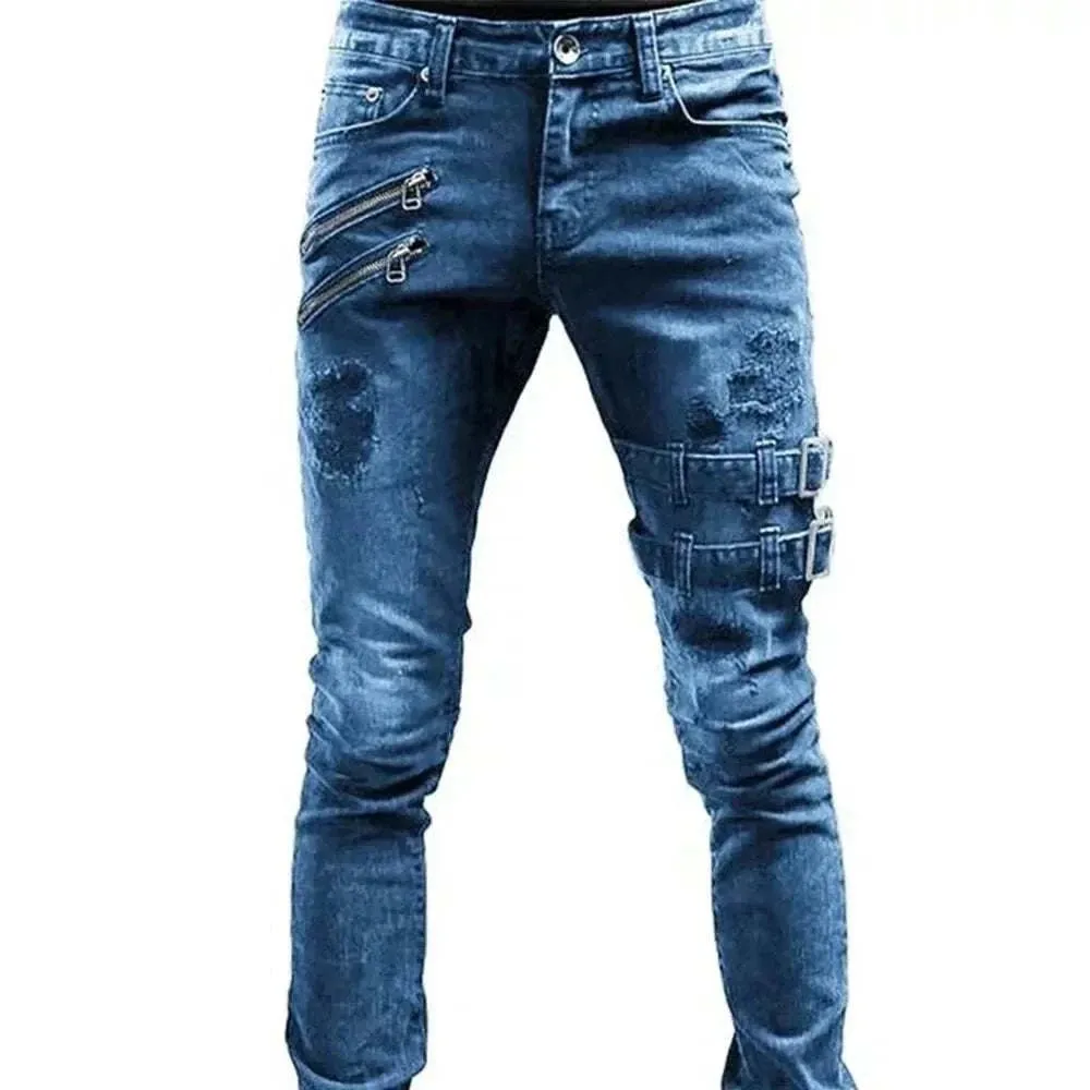 Plus Size Men's Straight Jeans