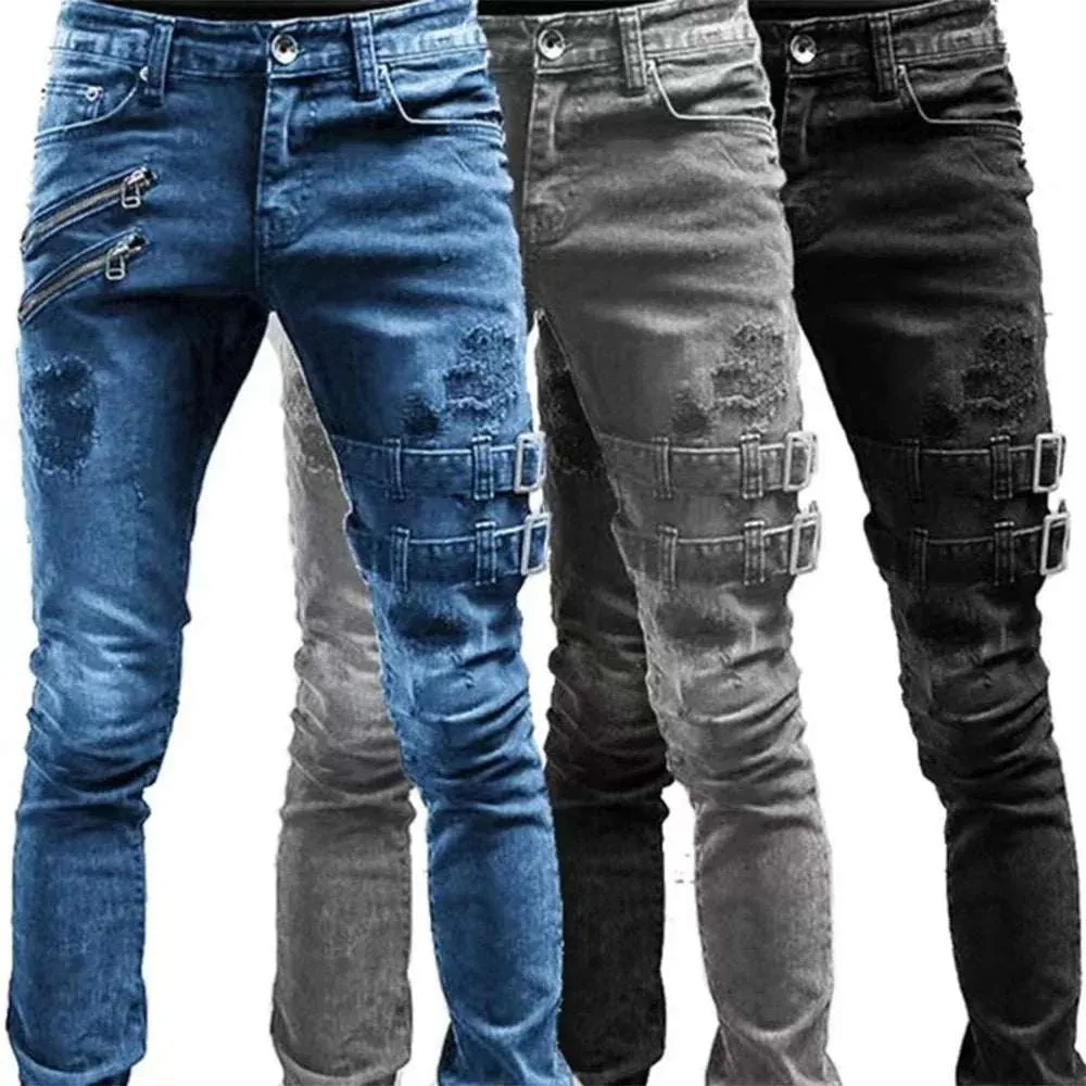 Plus Size Men's Straight Jeans