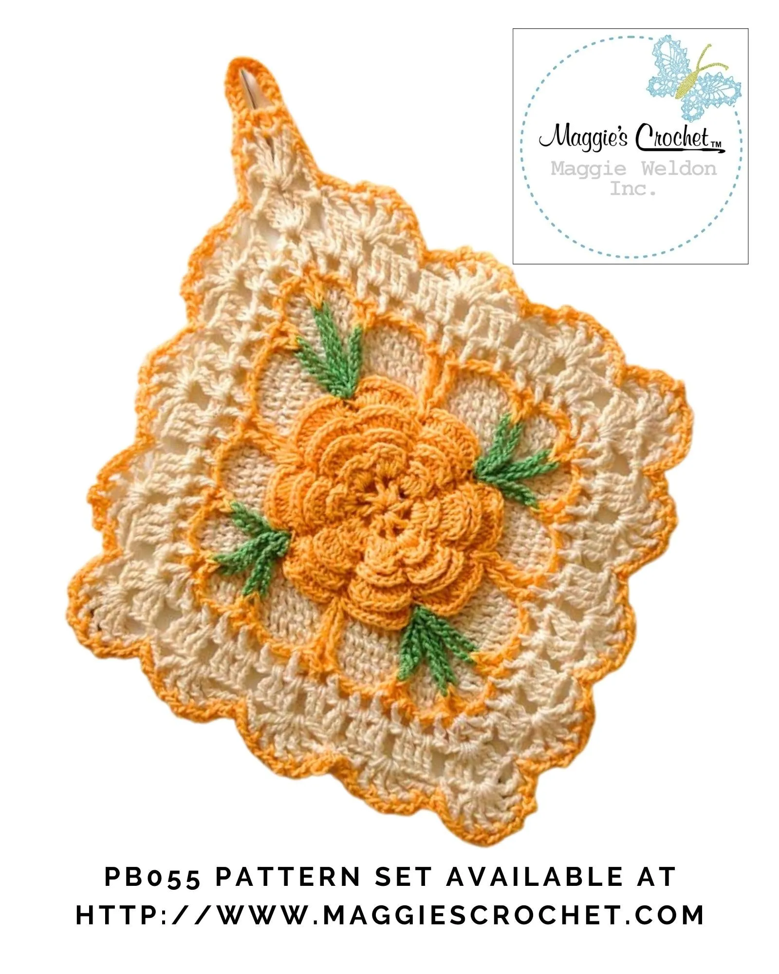 Premium Vintage Potholder Crochet Pattern