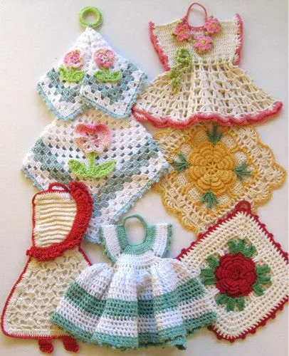 Premium Vintage Potholder Crochet Pattern