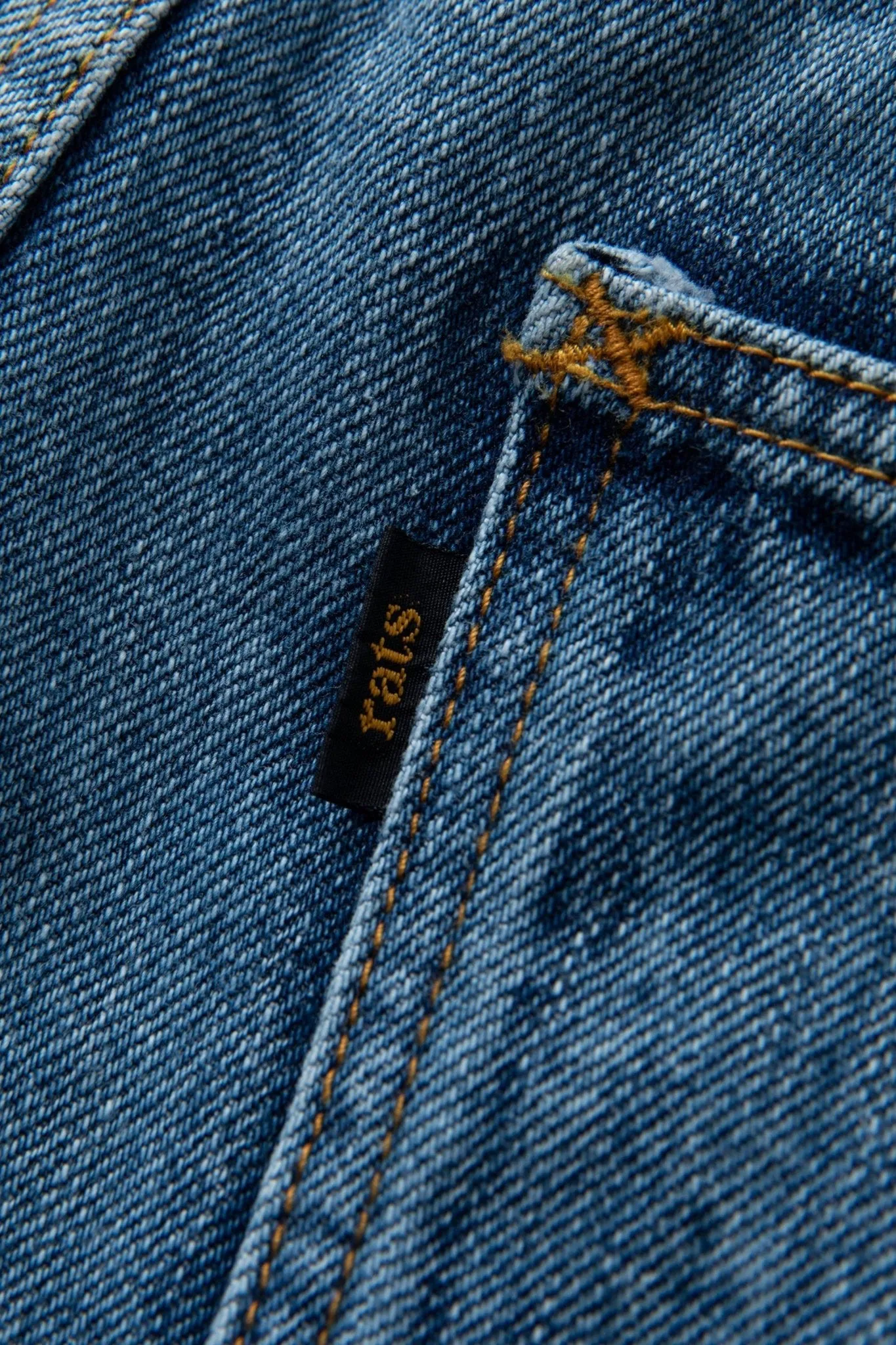 Rats SS23 13.5oz Used Straight Tapered Selvedge Denim