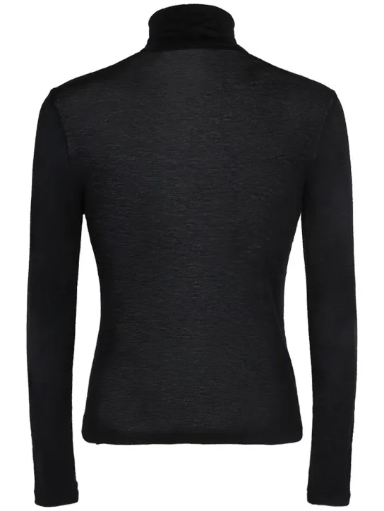 Saint Laurent   Stretch wool turtleneck 