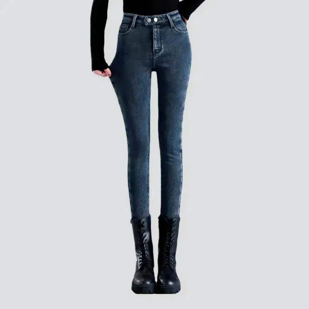 Skinny street jeans
 for women