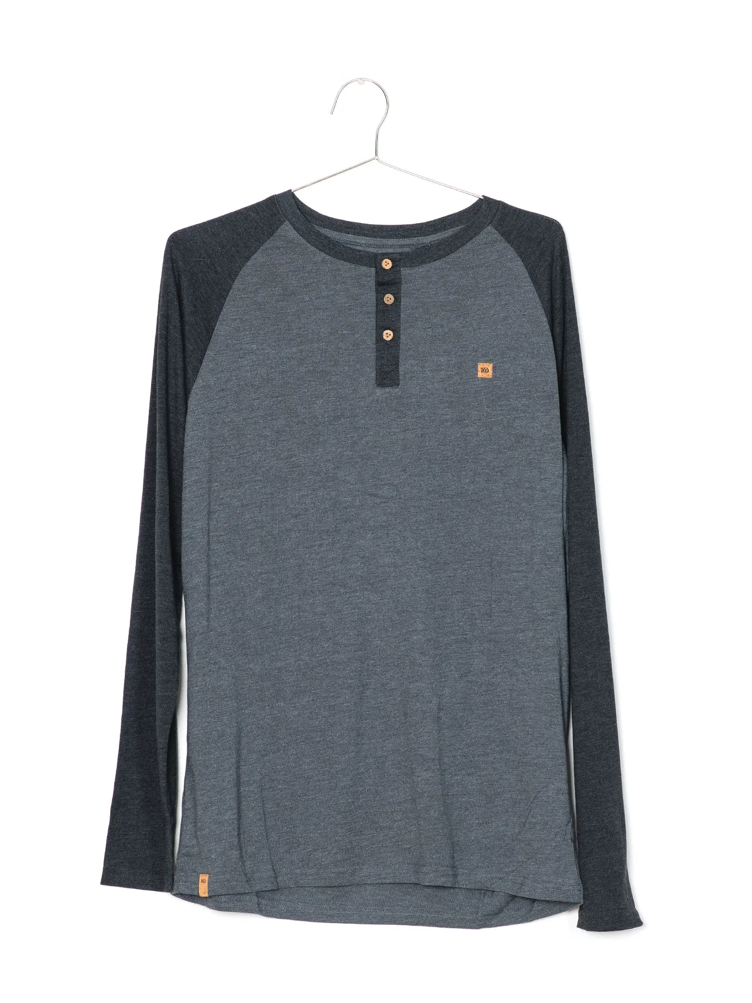 TENTREE HENLEY CLASSIC LONG SLEEVE T-SHIRT  - CLEARANCE