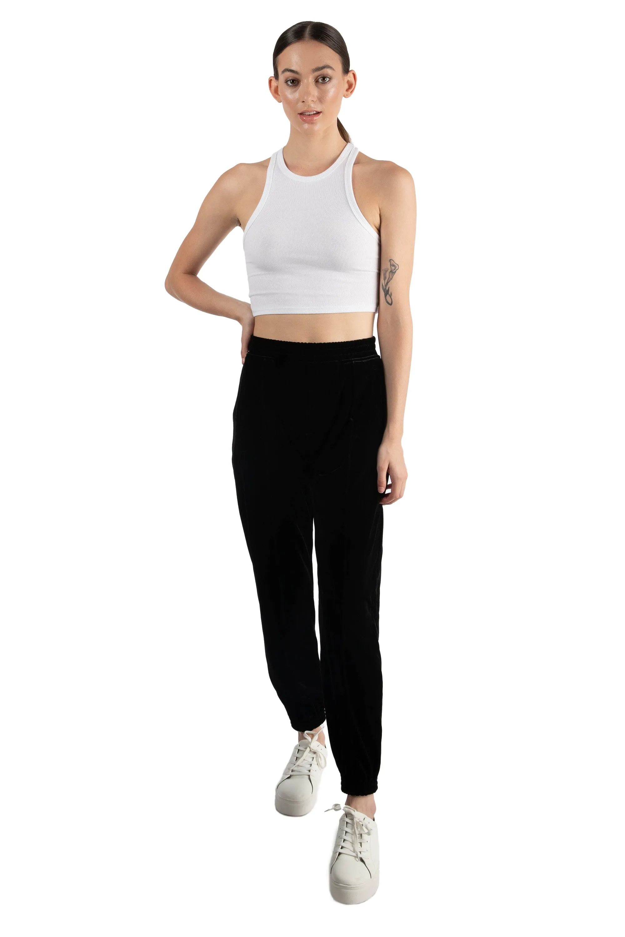 Velvet Jogger Pants