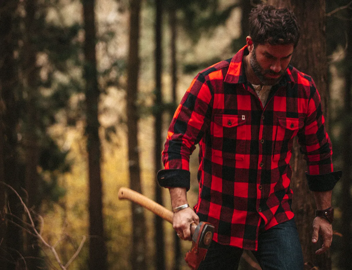 YUKON Flannel Field Shirt Red