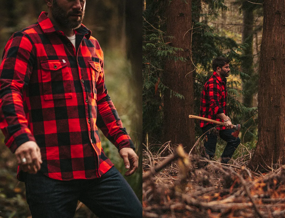 YUKON Flannel Field Shirt Red