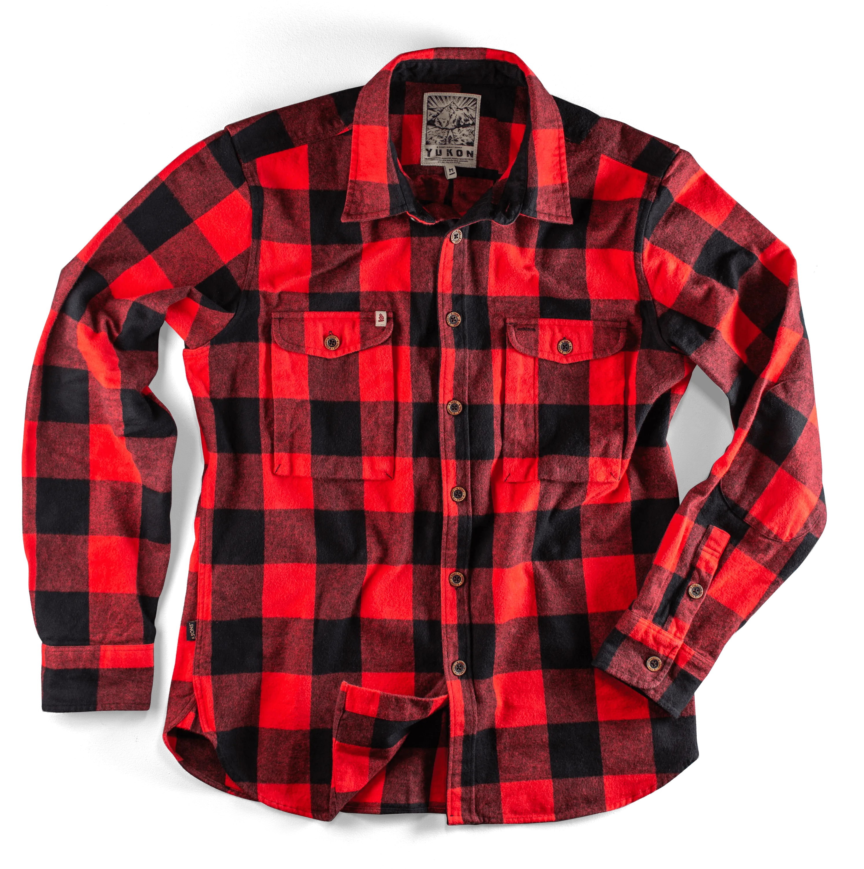 YUKON Flannel Field Shirt Red